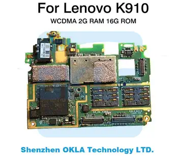 

1pcs For Lenovo K910 2G RAM 16G ROM WCDMA Used Mainboard Motherboard Logic Board Replacement from original phone