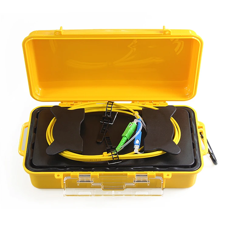 OTDR Launch Fiber Testing Box Coil Circle 1km SM