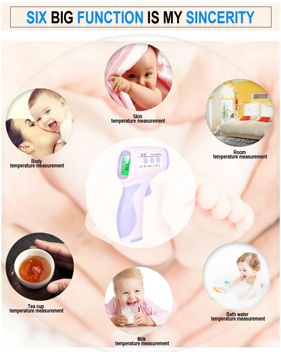 Non-contact infrared body thermometer RZ8808A (02)