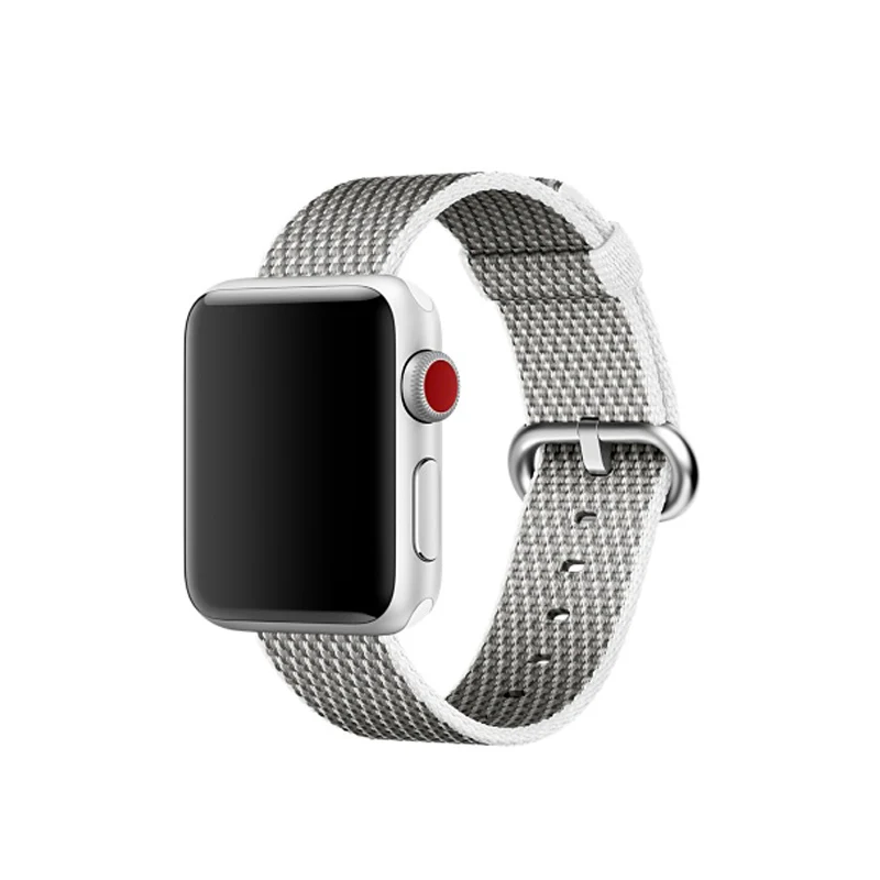 Спортивный ремешок для apple watch band 4 5 44 мм 40 мм iwatch band 42 мм 38 мм apple watch 5 4 3 2 тканый нейлоновый браслет аксессуары для часов - Цвет ремешка: 30