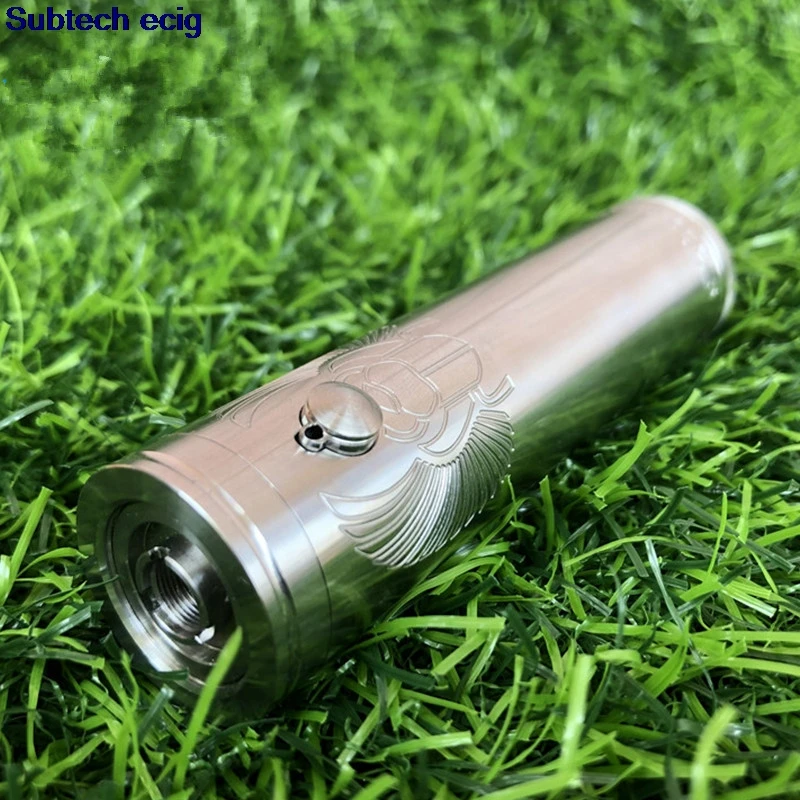 

Newest Taifun Skarabaus pro mech mod 316 ss 25mm 21700 battery vape mods for taifun gt kayfun prime kayfun lite Mechanical mod