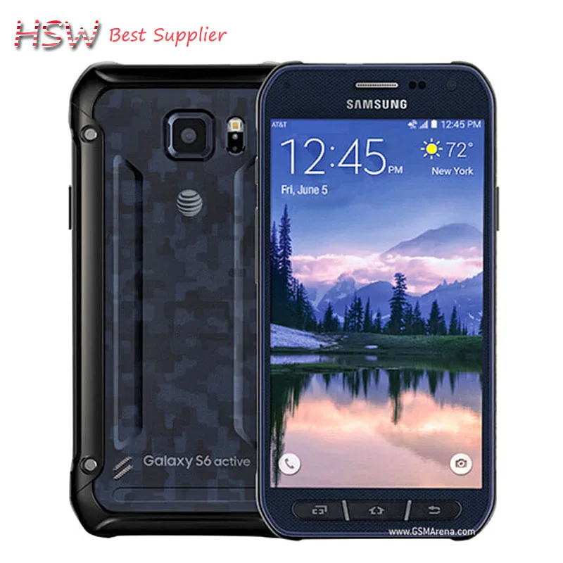 Оригинальный сотовый телефон Samsung Galaxy S6 Active G890A Восьмиядерный Android 5 0 3 Гб + 32 ГБ