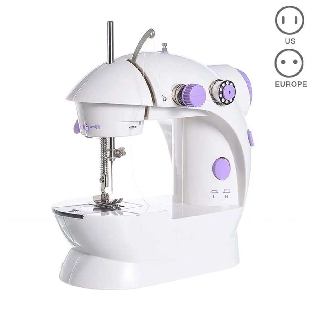 

Fashion Mini Sewing Machines Handheld Dual Speed Double Thread Multifunction Electric Mini Automatic Russia Shipping Hogard JY03
