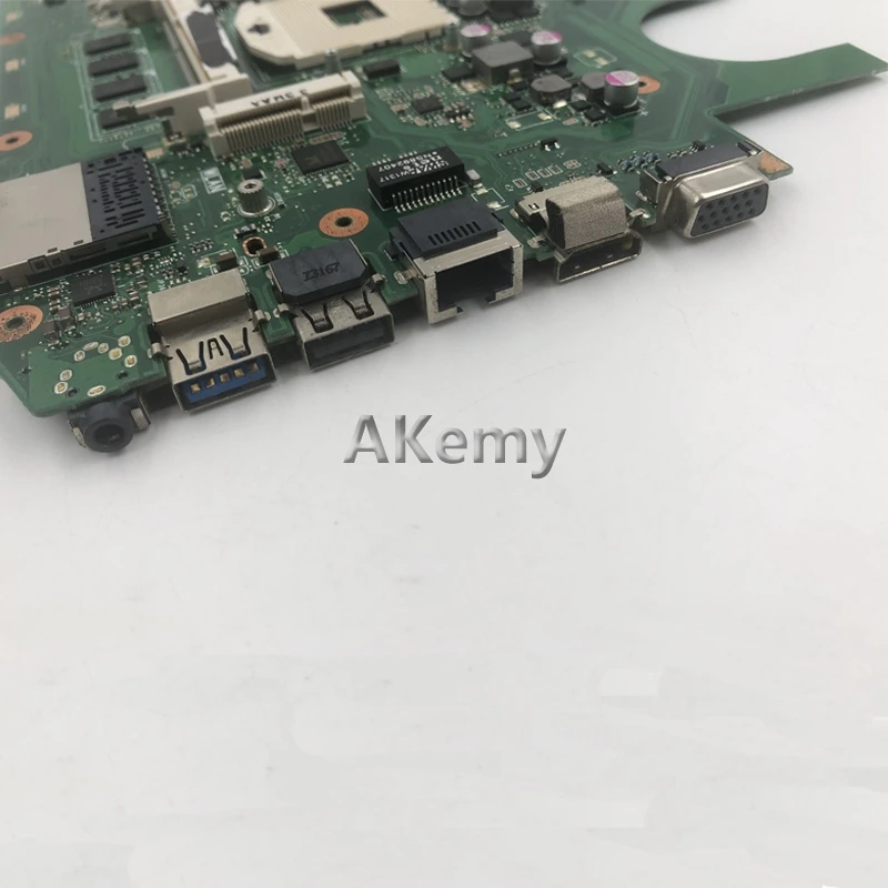 X45VD материнская плата для ASUS X45V X45C ноутбука SLJ8E HM76 REV 2 0 с Гб оперативной памяти 100%