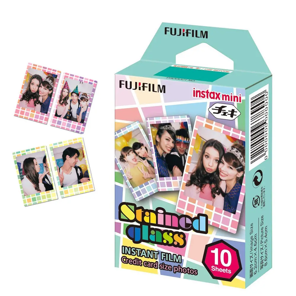Fujifilm Instax Мини цветная пленка Радуга+ Макарон+ витражные пленки 30 шт. для Fuji Instant Mini 8 9 90 25 70 камера SP-1