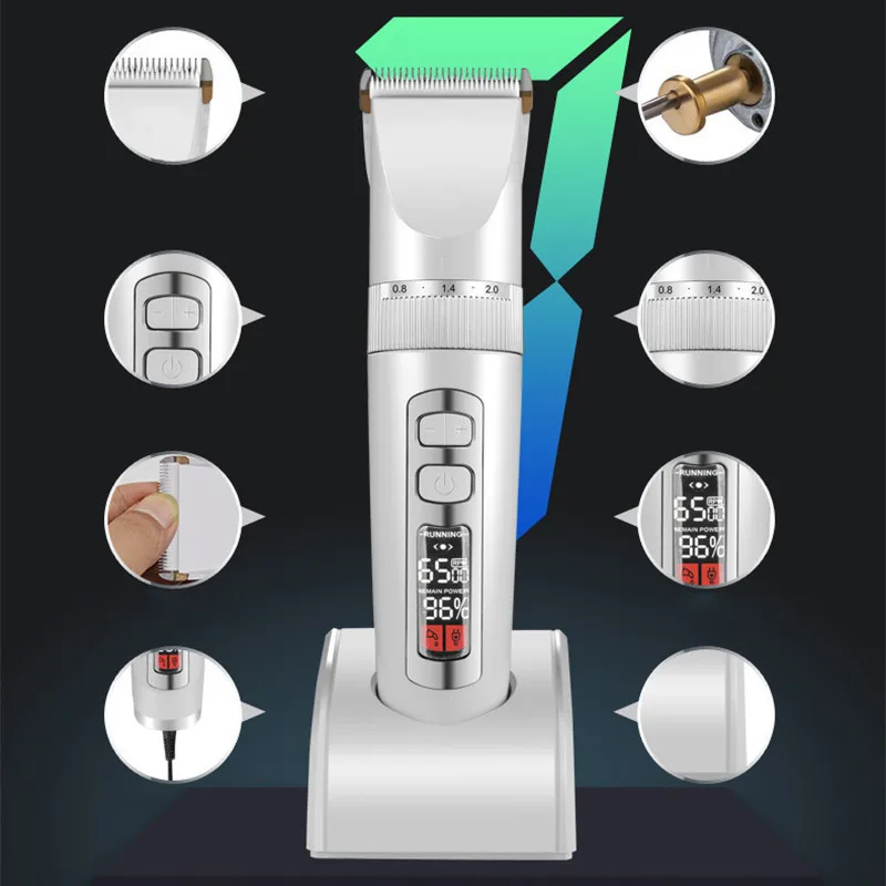 110 220V Pet Electric Clipper Long Hair Special Purpose Charging Mode