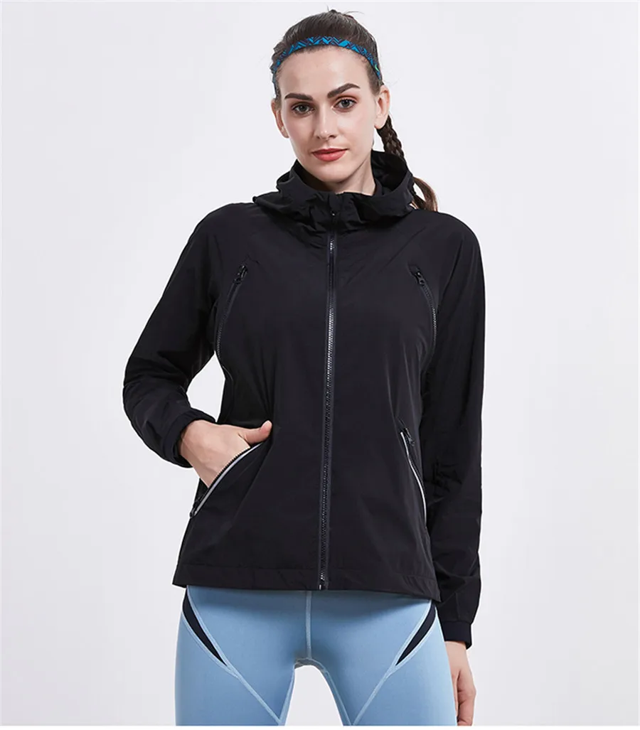 Execução Aptidão Das Mulheres Treino Hoodies Esportes