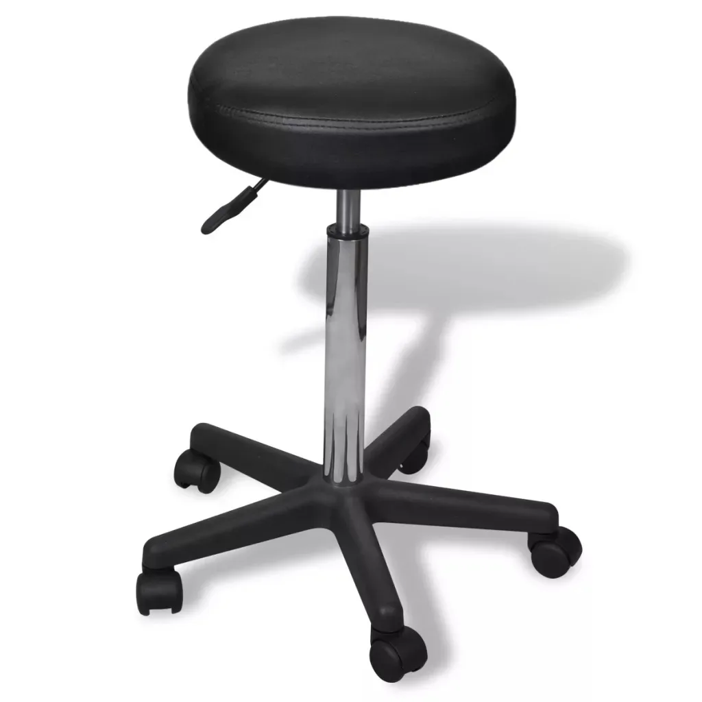 

vidaXL Office Stool Beauty Stool Barber Shop Chair Hair Salon Rotating Lift Stool Nail Makeup Salon Pulley Workbench 4 colors