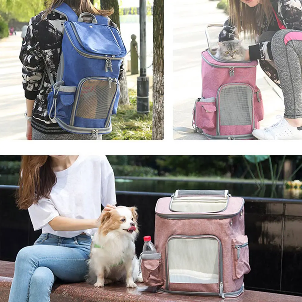 

Pet Carrying Backpack Cat Transport Extra Large Pet Backpack Dog Breathable Pet Outdoor Transport Travel Portable Shoulder Bag