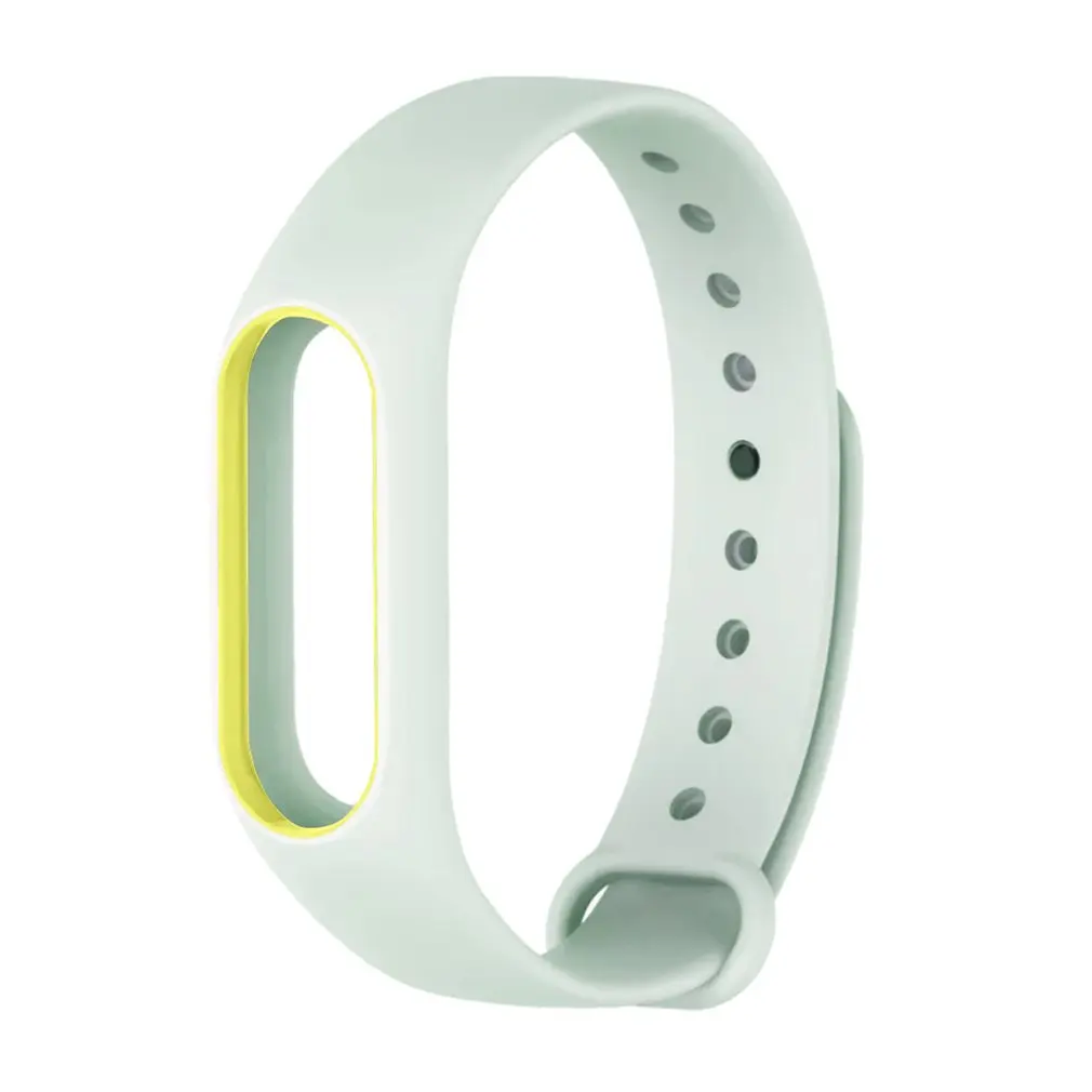 

Wrist Strap For Mi Band 2 Fluorescent Band Accessory For Xiaomi Band 2 Anti-lost Wristband Silicone Replacement