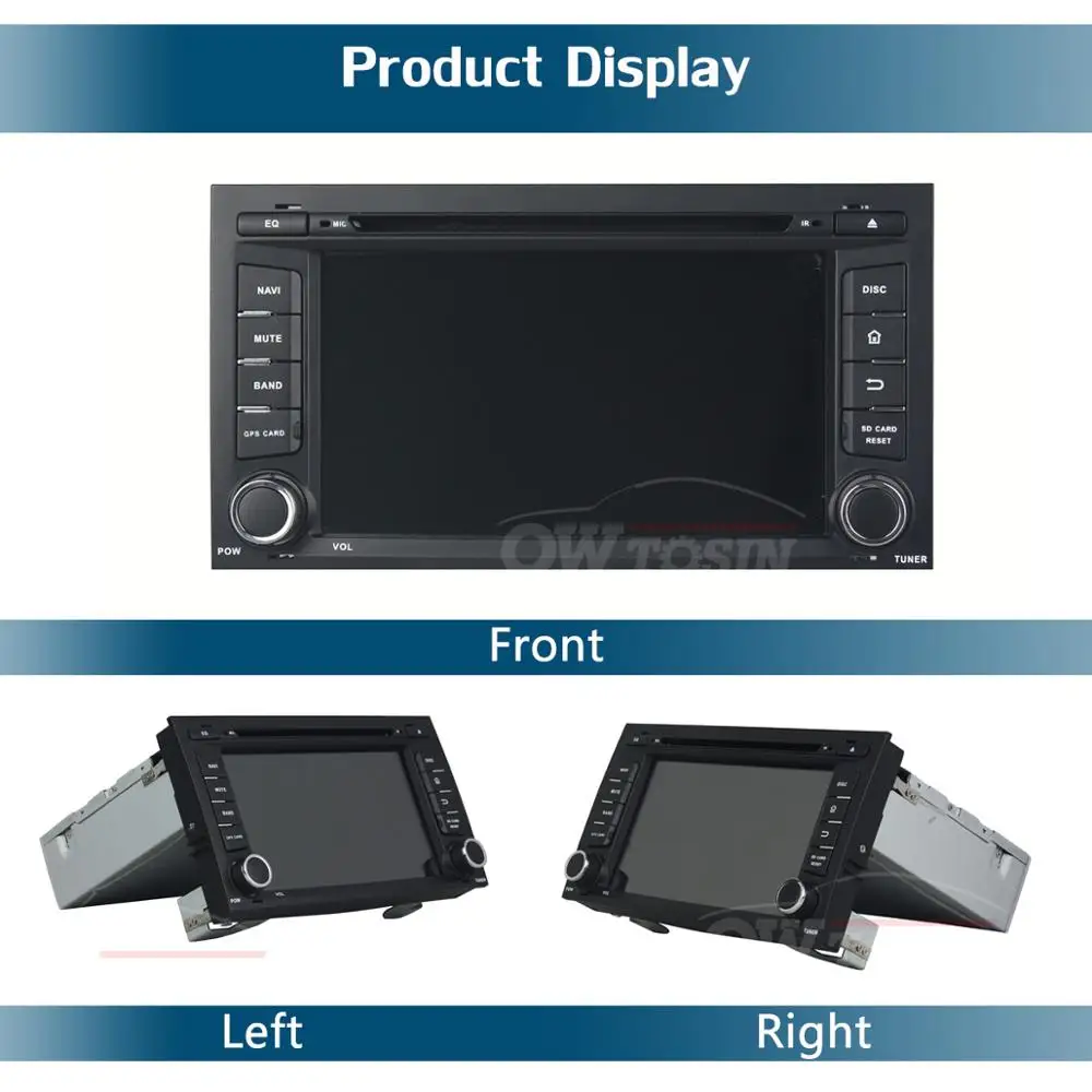 Perfect 7" IPS 8 Core 4GB+64GB Android 9.0 Car DVD Player For Seat Leon 2013 2014 2015 2016 2017 2018 GPS Radio DSP Parrot BT CarPlay 4
