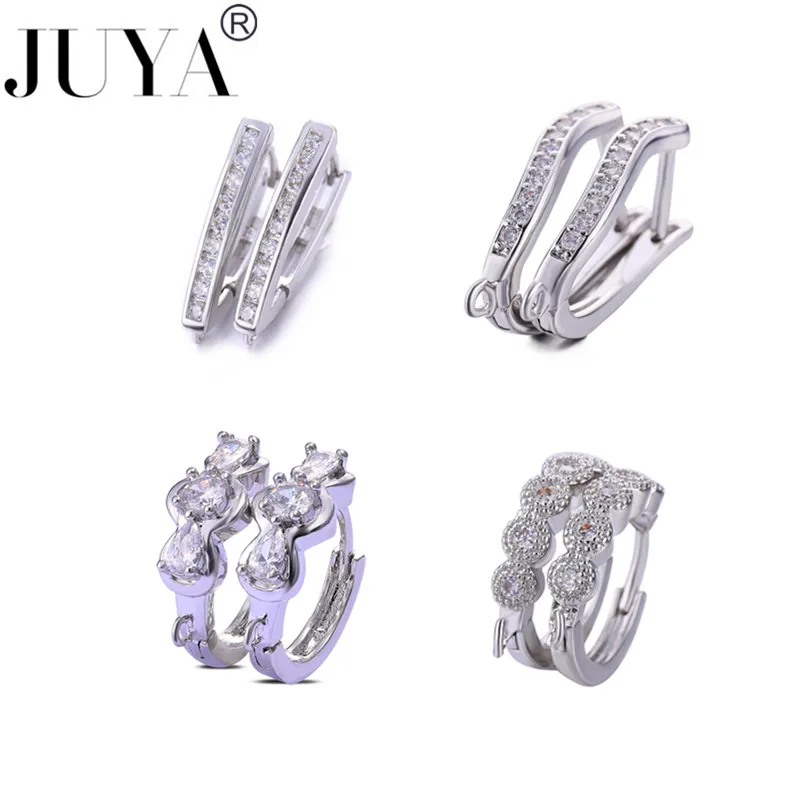 

New DIY Fine Jewelry Making Material Handmade Creative Gold/Silver Earring Hooks Accessories For Women Luxury Earrings Making