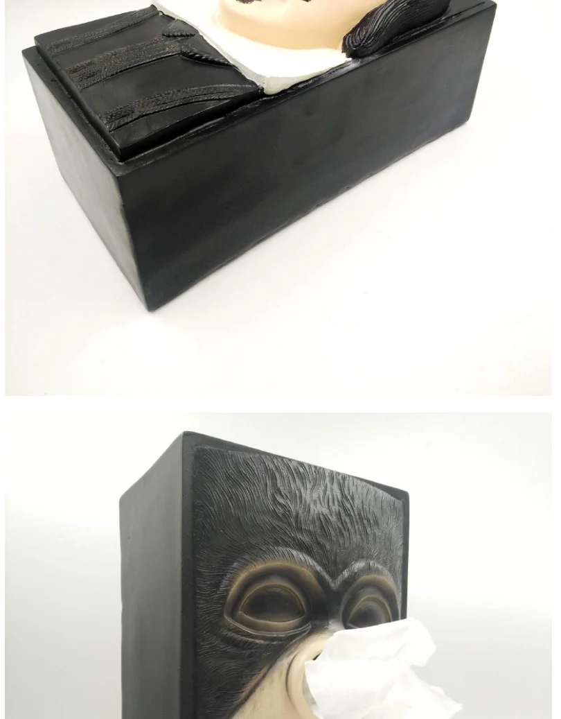 BR Пасхальная коробка для салфеток пластиковый держатель для туалетной бумаги Настольный тип сиденья бумажная коробка для хранения Съемный диспенсер для салфеток Moai мультфильм