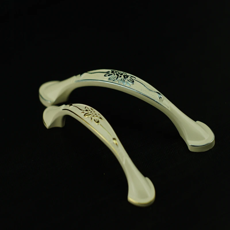 

Ivory luxury furniture hardware drawer handles cabinet door simple European Small handle 935