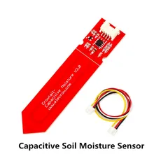 Elecrow 2pcs/lot Capacitance Soil Moisture Sensor for Arduino Humidity Soil Capacitive measurement for Smart Watering Plant Kit Elecrow 2pcs/lot Capacitance Soil Moisture Sensor for Arduino Humidity Soil Capacitive measurement for Smart Watering Plant Kit