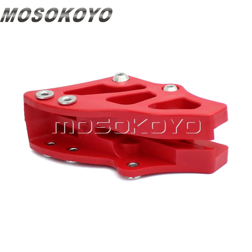 Красный мотокросс эндуро цепи Guide Guard+ маятник цепи слайдер Guard для Honda CR 125R/250R CRF 250R/450R 450X 250X 2005-2007