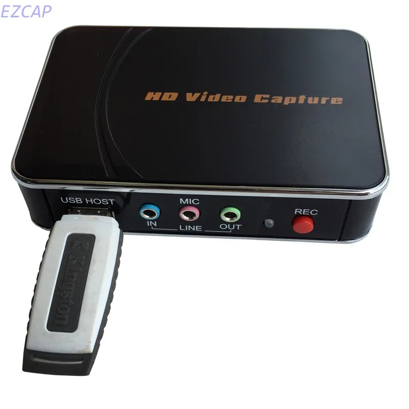 

HD Game Video Capture card,1080P HDMI YPBPR Recorder For XBOX One/360 PS3 /PS4 with One Click No PC Enquired No Any Set-up