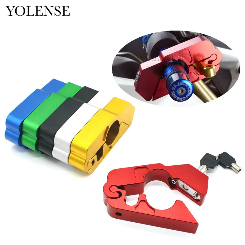 For Honda CBR600RR CB400 CB1300 CNC Handle Grip Security Safety Locks
