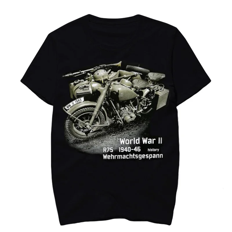 

Vintage Fashion Men T-shirts Motorcycle History Commemorate Pattern 3D Printed Punk Style Hip Hop Tshirt Street camisetas hombre
