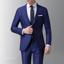 Новые модные деловые мужские костюмы, куртки с двумя пуговицами, Мужской Блейзер, формальные свадебные костюмы жениха для мужчин, высокое качество