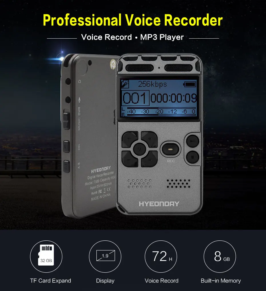 voice recorder password protect