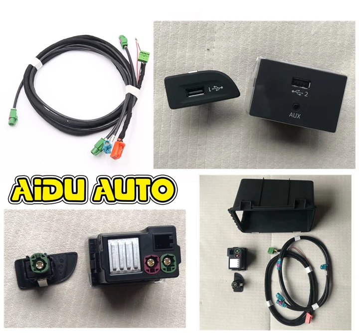 FOR Audi A3 8V MIB 2 CarPlay MDI USB AMI Install Plug Socket Switch
