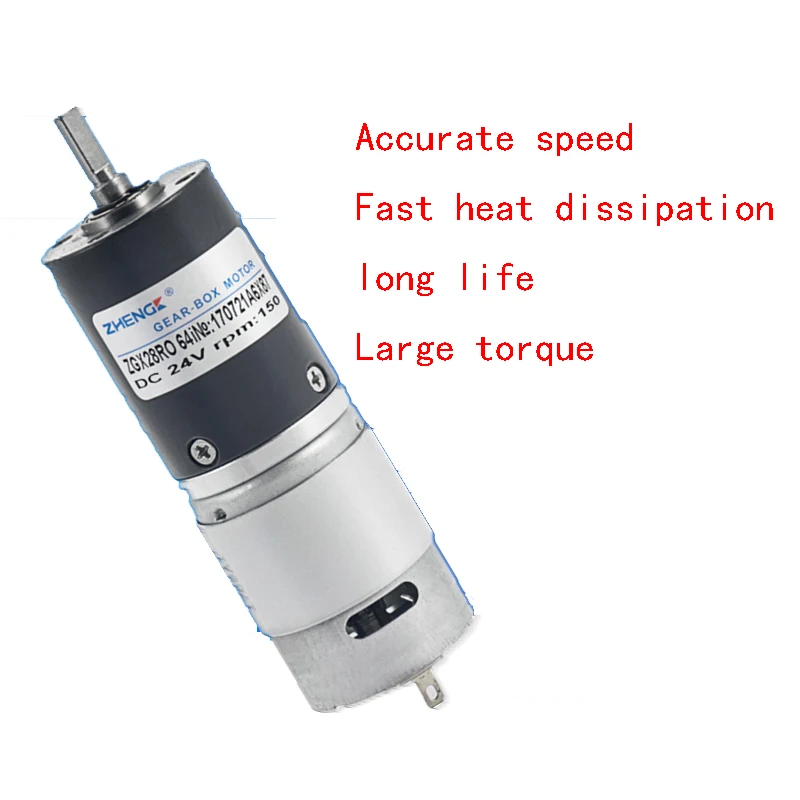 Планетарный редукторный двигатель постоянного тока ZGX28RO DC12V24V|Двигатель DC| |