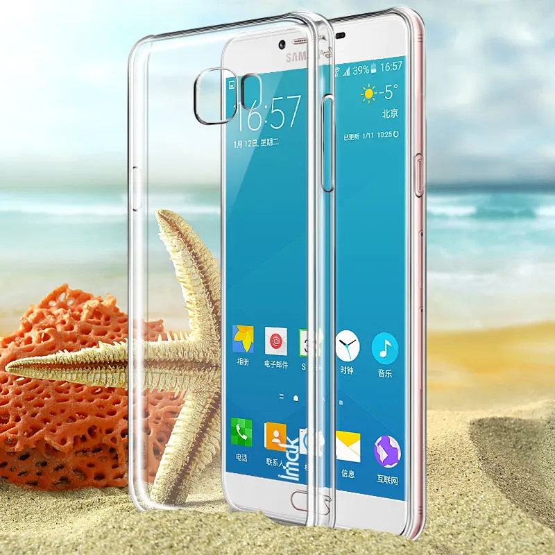 

IMAK Crystal Case II Ultra Thin Durable PC Hard Case For Samsung Galaxy C7Pro C7010 Clear Back Cover for Samsung C7 Pro Case