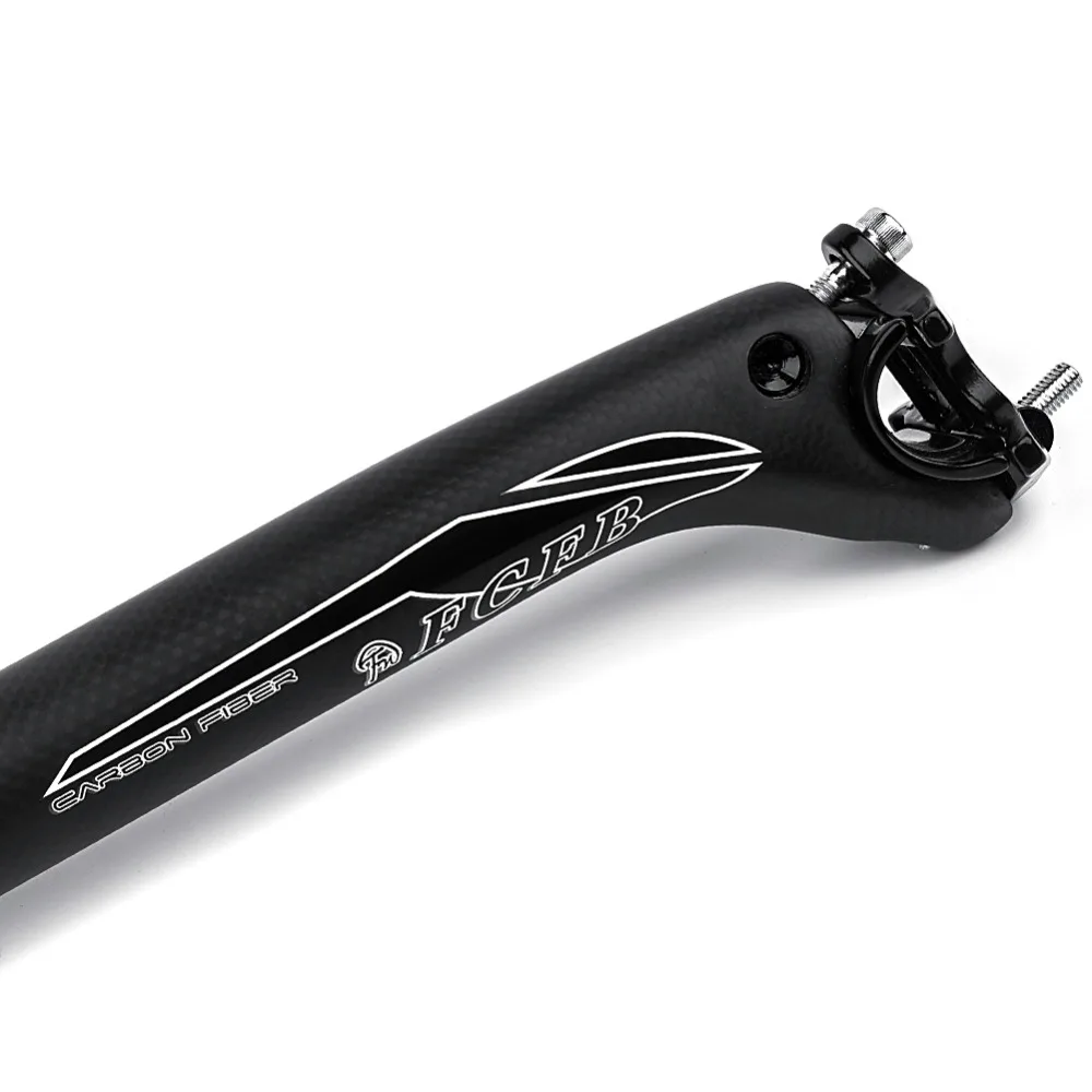 

FCFB 3K matt+glossy sticker BACK 20MM carbon seatpost 27.2/30.8/31.6*350/400mm mtb seat post road carbon seatpost