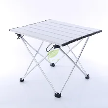 Напольный Ультра свет складной стол из алюминиевого сплава Портативный Пикник Кемпинг, барбекю стол для киоска
