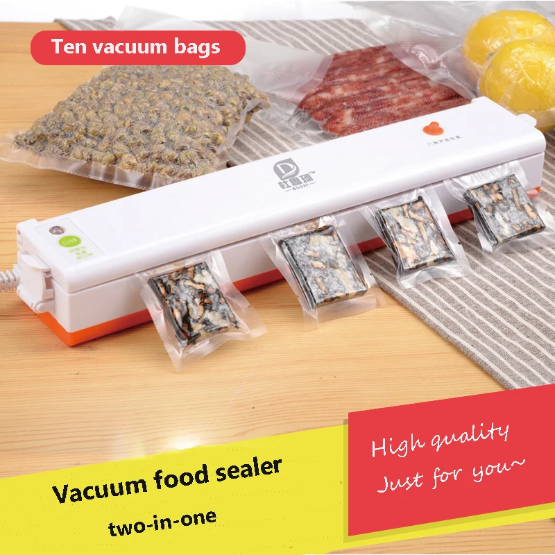 Food Vacuum Sealer Packaging Machine Household Keep Food Fresh Vacuum Bags  Including Vaccum Packer Can Be Use For Food Saver - Vacuum Food Sealers -  AliExpress