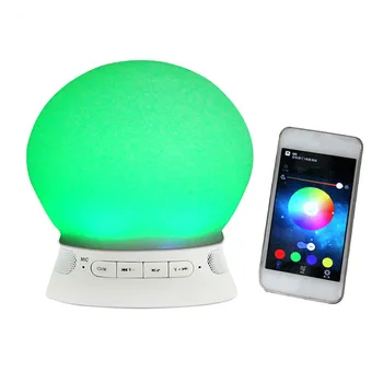

1PCS LED Bulb Speaker Bluetooth Wireless Speaker Mini Dimmable LED Bulb Light Speaker APP Remote Control