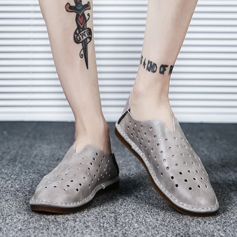 merkmak Genuine Leather Men Loafers Men's Cow Leather Slip On Shoes Driving Moccasins Casual Shoes Male Flats Summer Loafer merkmak Genuine Leather Men Loafers Men's Cow Leather Slip On Shoes Driving Moccasins Casual Shoes Male Flats Summer Loafer
