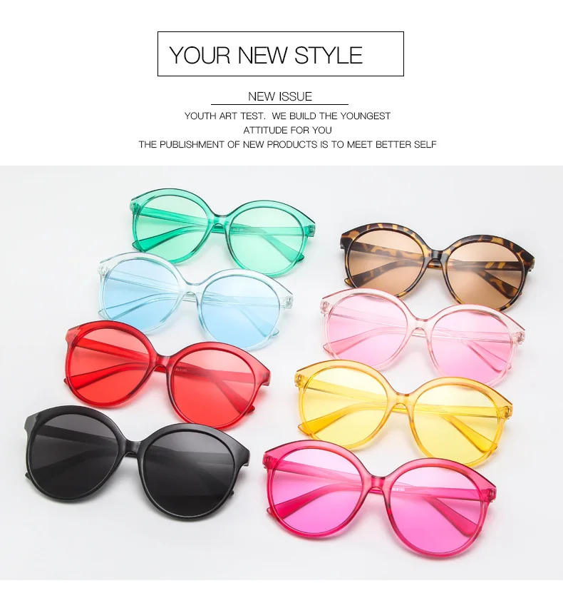 Nerzhul Новые Круглые Солнцезащитные очки женские розовые/красный, прозрачный Солнцезащитные очки женские винтажные женские очки солнцезащитные очки для женщин s