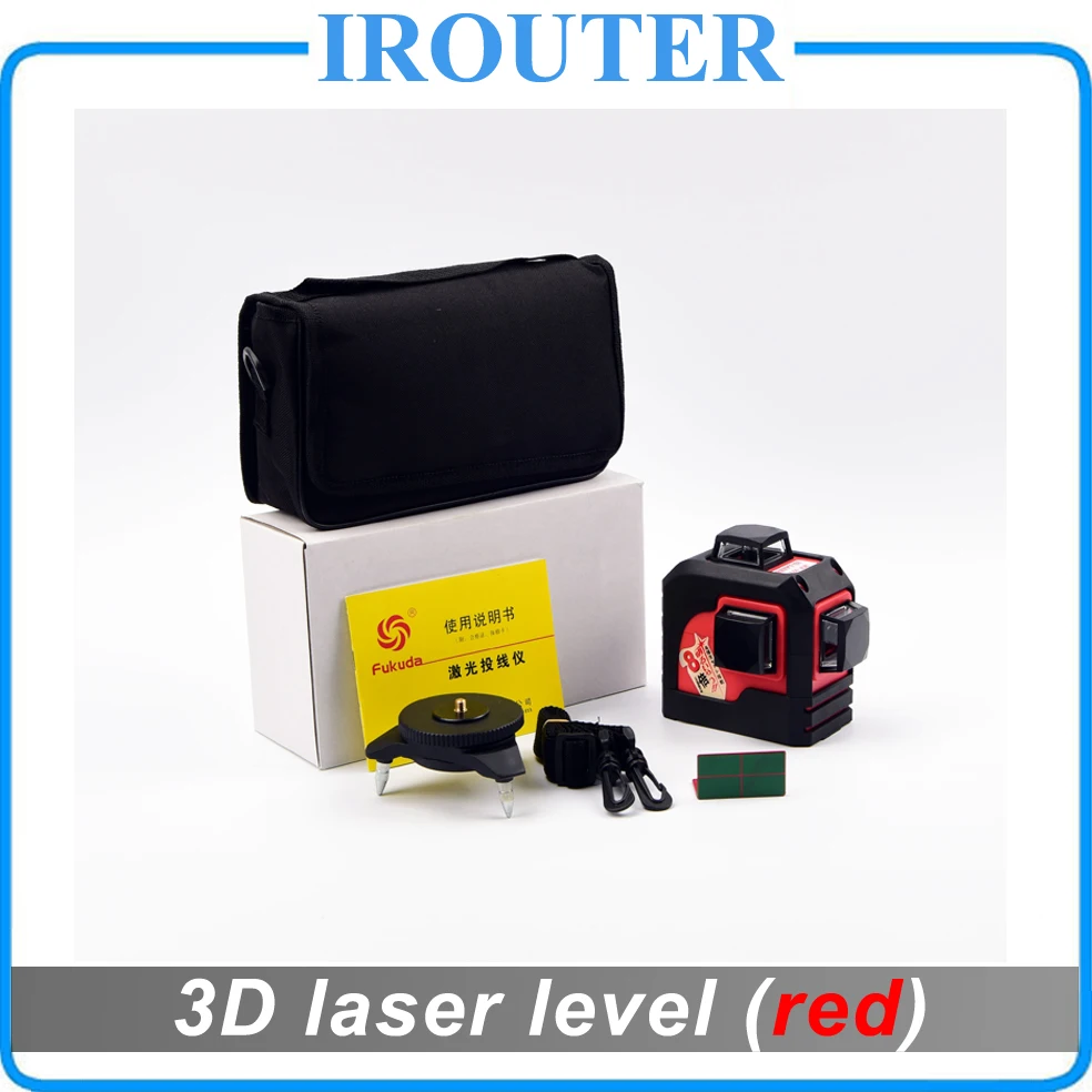 MW-93T 3D 12Lines laser level Self-Leveling 360 Horizontal Vertical Cross Super Powerful | Инструменты