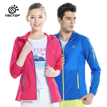 Tectop Летняя мужская и женская Солнцезащитная ткань быстросохнущая ультра-тонкий ультра-фонарик уличный спортивный/походный кожаный жакет