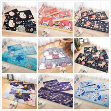 Мультфильм Стиль Прекрасный Рисунок собаки печати ковры Противоскользящие коврики наружные коврики животных передней двери коврики 40x60 50x80 см