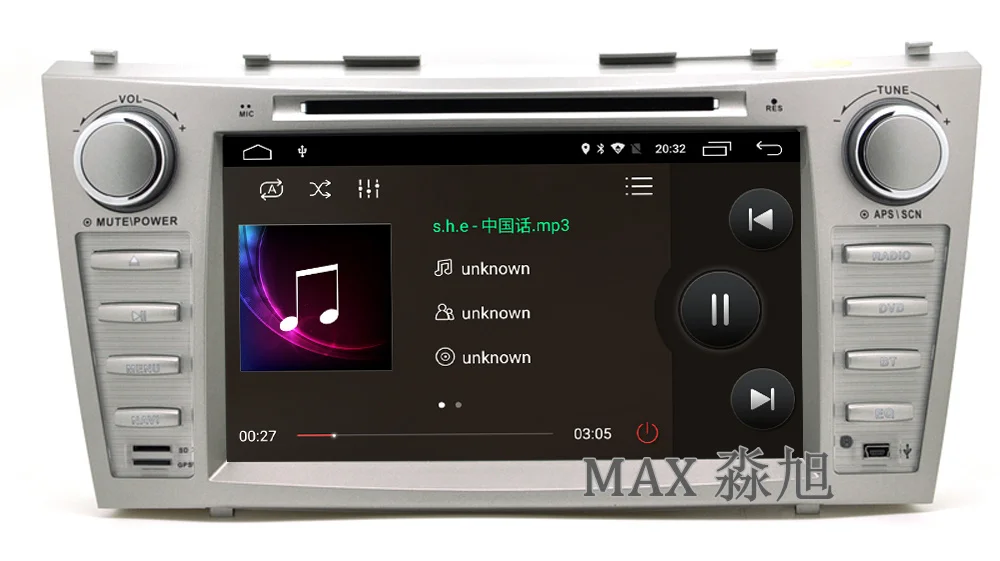 Sale 2din 2G+16G Car DVD Player for Toyota CAMRY AURION v40 2007 2008 2009 2010 2011 with Radio DAB+ BT swc GPS free map 4G WIFI 4