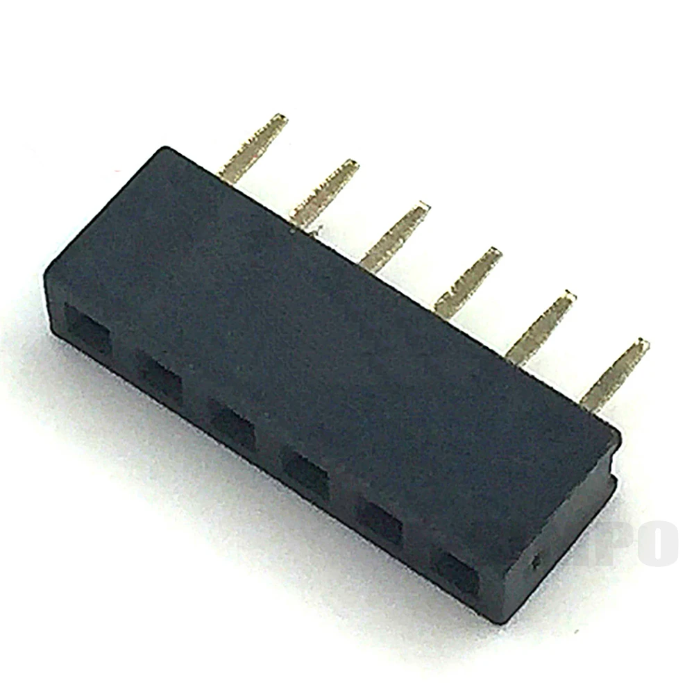 1x6p 2.0mm pitch female header