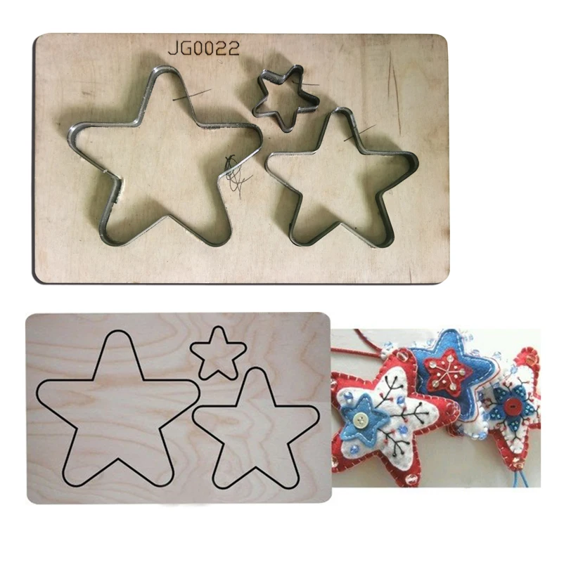 

Stars Frame die cutting diy wood die cut Mold accessories for Leather,paper,felt, Steel Punch - leather crafts