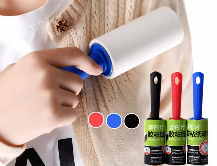 

1PC Cleaning Brushes Dust Clothes Tumble Lint Rollers Washable Electrostatic Dust Brush Cothes Sticky Hair Device LF 068