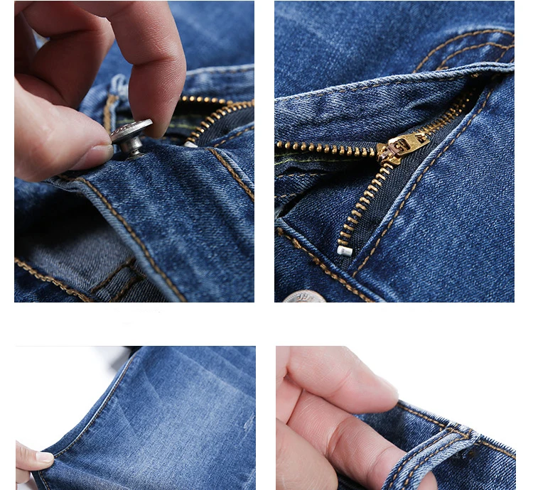 FTGSDLONG XS-8XL Большие джинсы для Для женщин 2019 корейская Высокая талия вышитые джинсовые брюки тертые обтягивающие расклешенные джинсовые