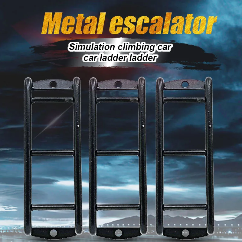 RC Car Metal Mini Stairs Ladder Accessories for TRX4 SCX10 90046 1/10 RC Crawler YJS Dropship