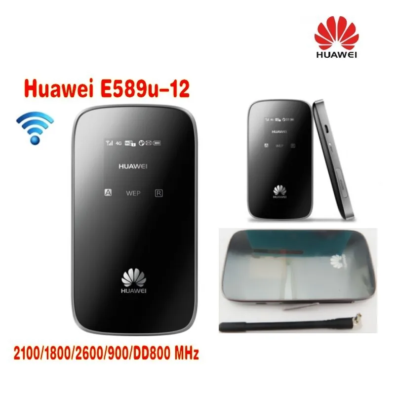 Разблокированный Huawei E589u 12 4G LTE FDD Беспроводной Мобильный Wi Fi Модем Широкополосный