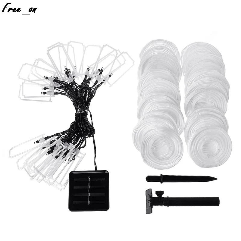 

Solar Light String Outdoor Fairy Lights 30LEDs 5.5m/18.04ft Waterproof Lanterns Line Decor For Outdoor Garden Patio Yard