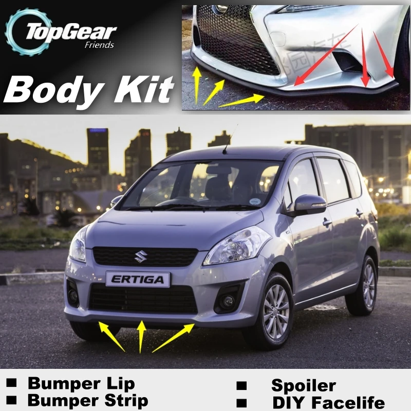 Bumper Lip Deflector Lips For Suzuki Ertiga Front Spoiler ...