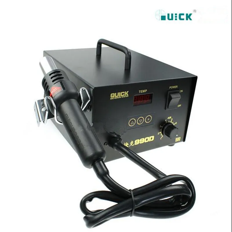 Original Quick990d Hot Air Gun Desoldering Station 320w 220v 100480