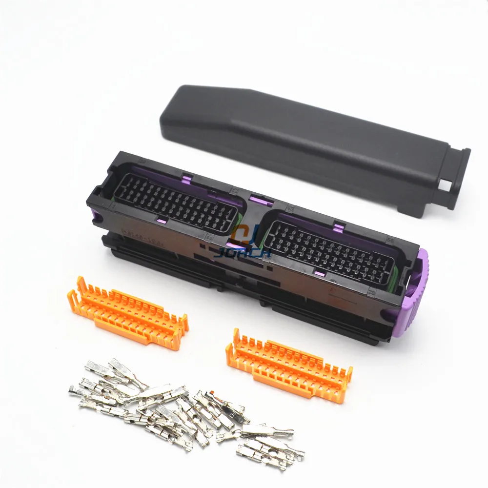 conjunto de conector ecu fêmea fci pinos com capa pinos