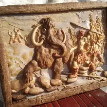 3d STL модель для ЧПУ маршрутизатор гравер резной станок рельеф Artcam Aspire "Охота для Мамонтов" ЧПУ напильники(ES