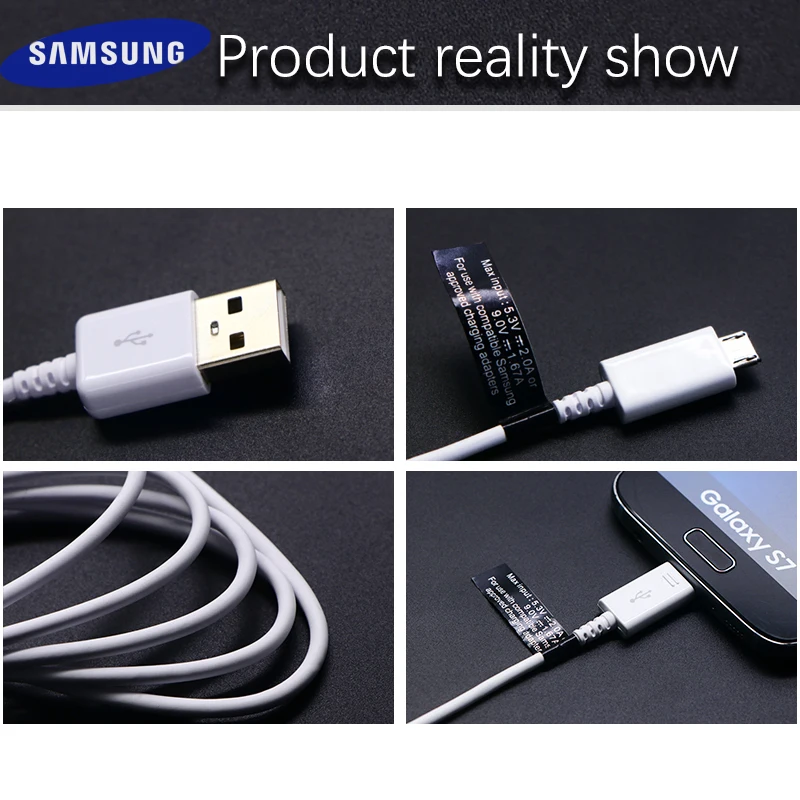Samsung Micro USB Cable Original for S6 S7edge 2A Fast data S7 S6edge A5 A7 A8 A9 C5 J1 J2 J3 J5 J7 Note2 Note4 Note5 note edge Samsung Micro USB Cable Original for S6 S7edge 2A Fast data S7 S6edge A5 A7 A8 A9 C5 J1 J2 J3 J5 J7 Note2 Note4 Note5 note edge